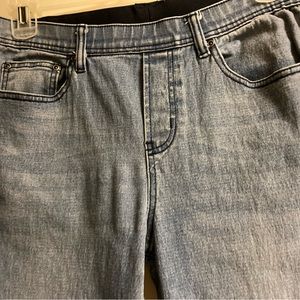 DG2 Jeans Blue by Diane Gilman 5-Pocket Pull-On Stretch Waistband 32”W Size Med